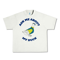 Pistachio ask me about my duck Urban Heavy Tee - artisFamous