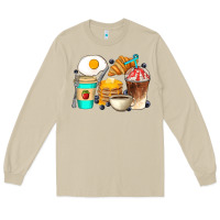Mushroom Breakfast Coffee Cups Long Sleeve Tee - Artiststas