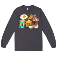 Smoke Breakfast Coffee Cups Long Sleeve Tee - Artiststas