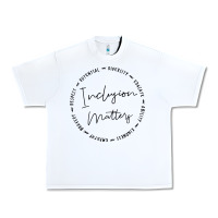 White inclusion matters with empathy bravery respect Urban Heavy Tee - artisFamous