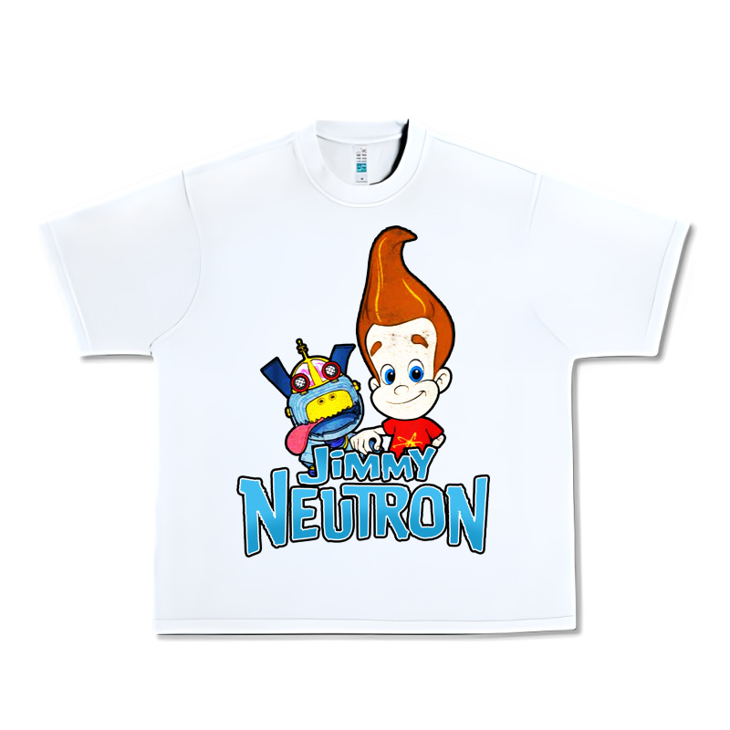 Jimmy Neutron Goddard Title Vintage Poster Urban Heavy Tee by artisFamous | Teevron