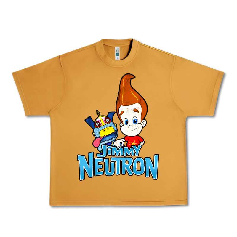 Jimmy Neutron Goddard Title Vintage Poster Urban Heavy Tee by artisFamous | Teevron