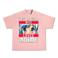 Salmon just a girl who loves anime japanese cute Urban Heavy Tee - artisFamous