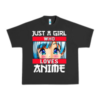 Pigment Black just a girl who loves anime japanese cute Urban Heavy Tee - artisFamous