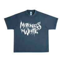 Midnight Navy motionless in white Urban Heavy Tee - artisFamous