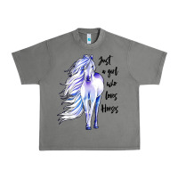 Tornado just a girl who loves horses Urban Heavy Tee - artisFamous