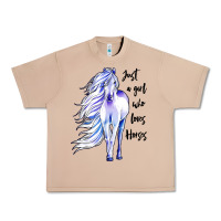 Burro just a girl who loves horses Urban Heavy Tee - artisFamous