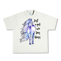 Pistachio just a girl who loves horses Urban Heavy Tee - artisFamous