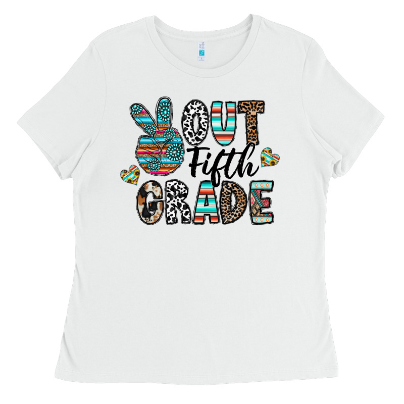 Out Fifth Grade Ladies Tee by CowhideDigitalArt | Teevron
