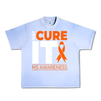 Grape Ice just cure it ms multiple sclerosis awareness Urban Heavy Tee - artisFamous