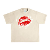 Sandshell kiss lips i love my gringo wife girlfriend premium Urban Heavy Tee - artisFamous