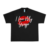 Kiss Lips I Love My Gringo Wife Girlfriend Premium Urban Heavy Tee | Teevron