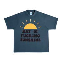 Midnight Navy ray of sunshine Urban Heavy Tee - artisFamous