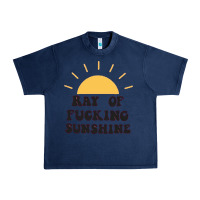 Navy ray of sunshine Urban Heavy Tee - artisFamous