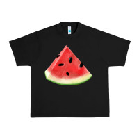 Black Watermelon Slice Png Urban Heavy Tee - artisFamous