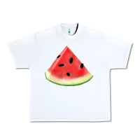 White Watermelon Slice Png Urban Heavy Tee - artisFamous