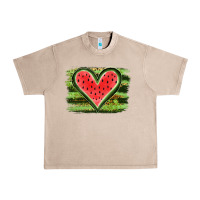 French Oak Watermelon Heart Urban Heavy Tee - artisFamous