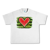 Lunar Rock Watermelon Heart Urban Heavy Tee - artisFamous