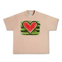 Burro Watermelon Heart Urban Heavy Tee - artisFamous