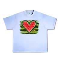 Grape Ice Watermelon Heart Urban Heavy Tee - artisFamous