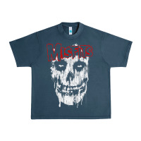 Midnight Navy mis .fits splat .ter t shirt Urban Heavy Tee - artisFamous