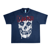 Navy mis .fits splat .ter t shirt Urban Heavy Tee - artisFamous