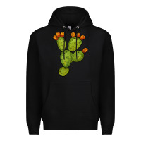 Black cactus Premium Hoodie - BarkalooDesign