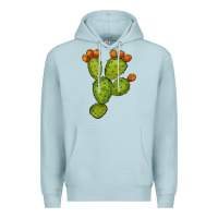 Blue Mist cactus Premium Hoodie - BarkalooDesign