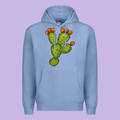 Cactus Premium Hoodie Designed By Barkaloodesign