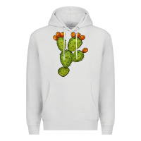 Dove Grey cactus Premium Hoodie - BarkalooDesign