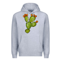 Heather Grey cactus Premium Hoodie - BarkalooDesign