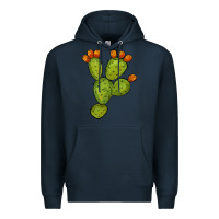 Navy cactus Premium Hoodie - BarkalooDesign