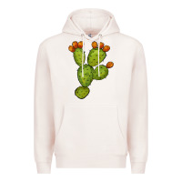 Pale Pink cactus Premium Hoodie - BarkalooDesign