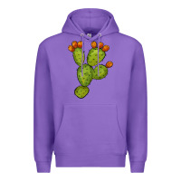 Purple cactus Premium Hoodie - BarkalooDesign