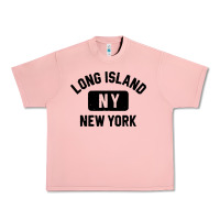 Salmon long island ny gym style distressed amber print Urban Heavy Tee - artisFamous