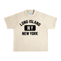 Sandshell long island ny gym style distressed amber print Urban Heavy Tee - artisFamous