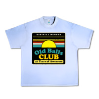 Mens Old Balls Club 40 Years Awesome Urban Heavy Tee | Teevron