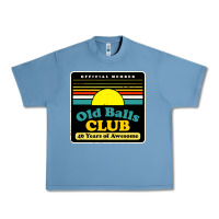Pebble Blue mens old balls club 40 years awesome Urban Heavy Tee - artisFamous