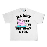 Lunar Rock mens peppa pig daddy of the birthday Urban Heavy Tee - artisFamous