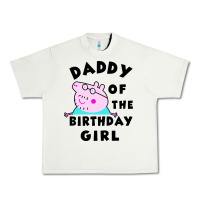 Pistachio mens peppa pig daddy of the birthday Urban Heavy Tee - artisFamous