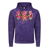 Cloud Purple breast cancer gnome Vintage Hoodie - BarkalooDesign