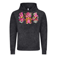 Vintage Black breast cancer gnome Vintage Hoodie - BarkalooDesign