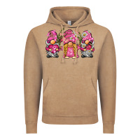Vintage Coffee breast cancer gnome Vintage Hoodie - BarkalooDesign
