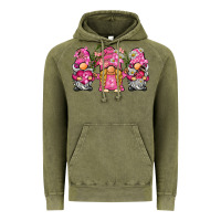 Vintage Olive breast cancer gnome Vintage Hoodie - BarkalooDesign