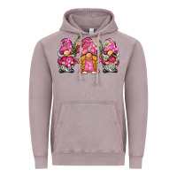 Vintage Zinc breast cancer gnome Vintage Hoodie - BarkalooDesign