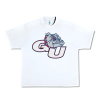White gonzaga university bulldogs Urban Heavy Tee - artisFamous