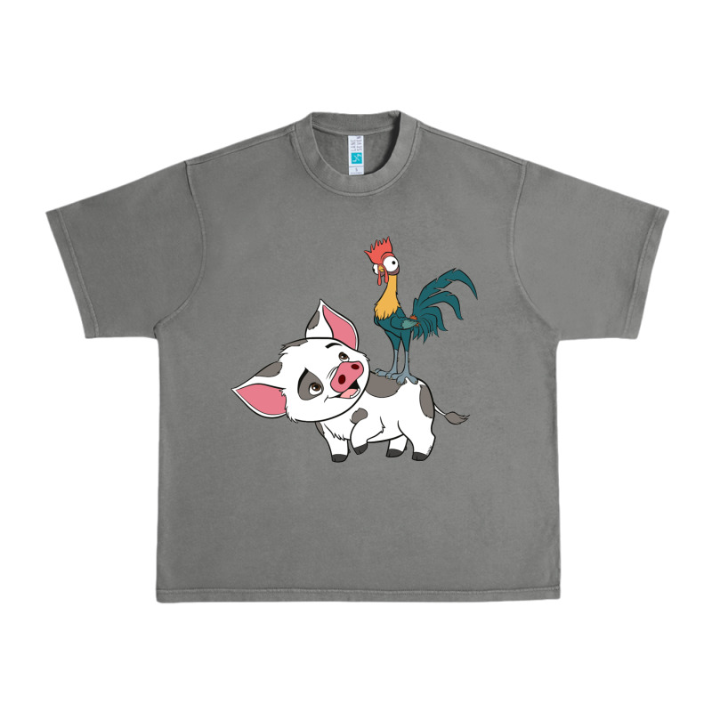 Hei Hei Rooster And Pig Funny Cartoon Urban Heavy Tee by artisFamous | Teevron