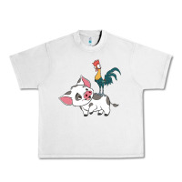 Lunar Rock hei hei rooster and pig funny cartoon Urban Heavy Tee - artisFamous