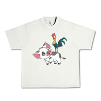 Pistachio hei hei rooster and pig funny cartoon Urban Heavy Tee - artisFamous