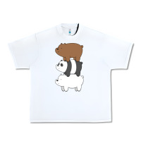 White we bare bears the movie Urban Heavy Tee - artisFamous